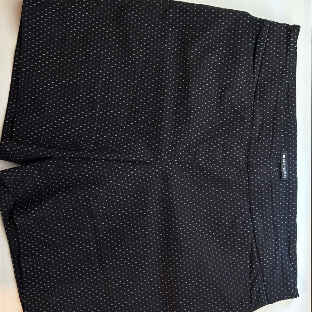 Hilary Radley Black Polka Dot Women Shorts